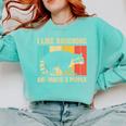 Raccoon For Men Women Raccoon Lover Introvert Comfort Colors Sweatshirt Chalky Mint