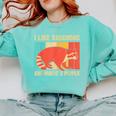 Raccoon For Men Women Raccoon Lover Introvert Comfort Colors Sweatshirt Chalky Mint