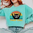 Raccoon Trash Panda Spirit Animal Sweatshirt - Unisex Comfort Chalky Mint