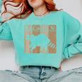 Racoon Periodic Table Chemistry Elements Raccoon Lover Comfort Colors Sweatshirt Chalky Mint