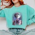 Rats Howling Moon Sweatshirt – Cozy Rat-Themed Unisex Hoodie Chalky Mint