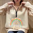 Autism Awareness | Funny Raccoon Sweatshirt | Oversized Half-Zip Sand