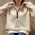 Cute But Feral Raccoon | Sarcastic Oversized Sweatshirt - Small Sand
