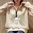 Raccoon Cowboy Oversized Sweatshirt - Western Style for Adults & Kids Sand
