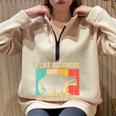 Raccoon Lover Oversized Unisex Sweatshirt | Introvert Cozy Wear Sand