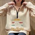 Stay Trashy Meme Sweatshirt | Oversized Half-Zip with Opossum & Raccoon Sand