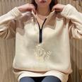 Vintage Cowboy Raccoon Sweatshirt - Oversized Unisex Half Zip Sand