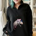 Fairy Godpossum Raccoon Sweatshirt - Cozy Unisex Gift Black
