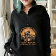 Raccoon Hiking Vintage Oversized Sweatshirt | Out Of Breath Hiking Society Black