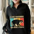 Raccoon Lover Oversized Unisex Sweatshirt | Introvert Cozy Wear Black