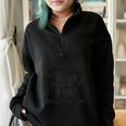 Trendy Raccoon Oversized Sweatshirt - Grey Half Zip for Adults Black