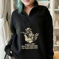 Vintage Cowboy Raccoon Sweatshirt - Oversized Unisex Half Zip Black