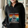 Vintage Raccoon Half-Zip Sweatshirt – Unisex Oversized Fun Black