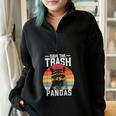 Vintage Raccoon Oversized Sweatshirt - Eco Retro Style Black