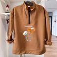 Happy Pills Raccoon Tshirt Raccoon Lover Half Zip Oversized Sweatshirt Brown