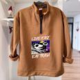 Live Fast Eat Trash Sweatshirt - Cotton Blend Oversized for Adults Brown