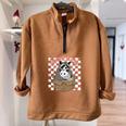 Team Trash Opossum & Raccoon Sweatshirt | Adopt a Cat Fan Gear Brown