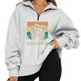 Adopt A Street Cat Sweater | Animal Lover's Cozy Half Zip Grey
