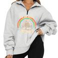 Autism Awareness | Funny Raccoon Sweatshirt | Oversized Half-Zip Grey