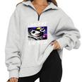 Live Fast Eat Trash Sweatshirt - Cotton Blend Oversized for Adults Grey