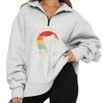 Raccoon Graphic | Vintage Half Zip Oversized Sweatshirt Unisex Grey