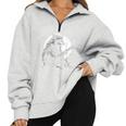 Raccoon Playing Guitar | Oversized Sweatshirt | Cozy Meme Wear Grey