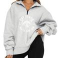 Raccoon Sweatshirt - Gothic Style Half Zip | Edgy & Bold Grey