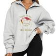 Sarcastic Raccoon Lover Half-Zip Oversized Sweatshirt - Delightful Style Grey