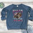 Autism Racoon Meme Women's Crewneck Raglan - Fun Gift Heather Navy