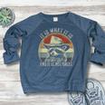 It Is What It Is And It Is Not Great Raccoon Trash Panda Women's Crewneck Raglan Sweatshirt  Heather Navy