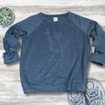 Raccoon Halloween Women's Raglan Sweatshirt | Stay Trashy Theme Heather Navy