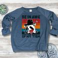 Vintage Autism Awareness Raccoon Women's Raglan Sweatshirt Heather Navy