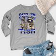 Autistic Raccoon Rizz Crewneck Sweatshirt for Women - Quirky Fun Heather Light Gray