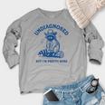 Cowboy Raccoon Meme Women's Raglan Sweatshirt - Fun Wear Heather Light Gray