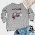 Fairy Godpossum Raccoon Women's Raglan Sweatshirt | Fun Gift Heather Light Gray