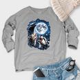 Opossum Raccoon Skunk Crewneck - Fun Animal Meme Women's Sweatshirt Heather Light Gray