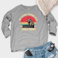 Raccoon Spirit Animal Sweatshirt - Women's Raglan for Enthusiasts Heather Light Gray