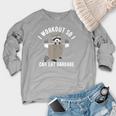 Raccoon Trash Panda Sweatshirt – Gym Lover's Ideal – Women's Crewneck Heather Light Gray