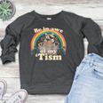 Autism Raccoon Women's Raglan Sweatshirt | Celebrate Awareness Heather Dark Gray