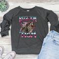 Autism Racoon Meme Women's Crewneck Raglan - Fun Gift Heather Dark Gray