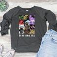 In My Feral Era Awesome Raccoon Raccoon Cringy Meme Women's Crewneck Raglan Sweatshirt  Heather Dark Gray