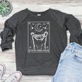 Feral Era Raccoon|Women's Sweatshirt|Fun Moon Design Heather Dark Gray