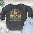 It Is What It Is And It Is Not Great Raccoon Trash Panda Women's Crewneck Raglan Sweatshirt  Heather Dark Gray