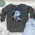 Opossum Raccoon Skunk Crewneck - Fun Animal Meme Women's Sweatshirt Heather Dark Gray