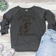 Sarcastic Raccoon Women's Crewneck Sweatshirt | Relaxed Fit Heather Dark Gray
