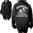 Cowboy Raccoon Oversized Sweatshirt - Undiagnosed Humor Black