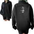 Raccoon Cowboy Oversized Sweatshirt - Fun Wild West Design Black