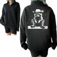 Raccoon Cowboy Western Sweatshirt - Adult & Kids - Fun & Unique Black