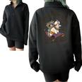 Raccoon Possum Sweatshirt - Half Zip Oversized Unisex - Whimsical Wear Black