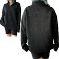 Raccoon Sarcasm Oversized Half Zip Sweatshirt - Casual Appeal Black